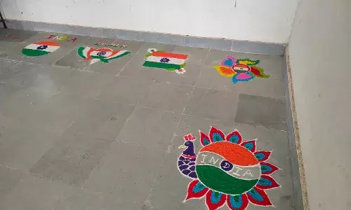 भीमड़ियास विद्यालय में रंगोली प्रतियोगिता आयोजित भीमड़ियास विद्यालय में रंगोली प्रतियोगिता आयोजित