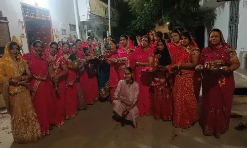 भीलवाड़ा में सातूड़ी तीज का पर्व मनाया धूमधाम से भीलवाड़ा में सातूड़ी तीज का पर्व मनाया धूमधाम से