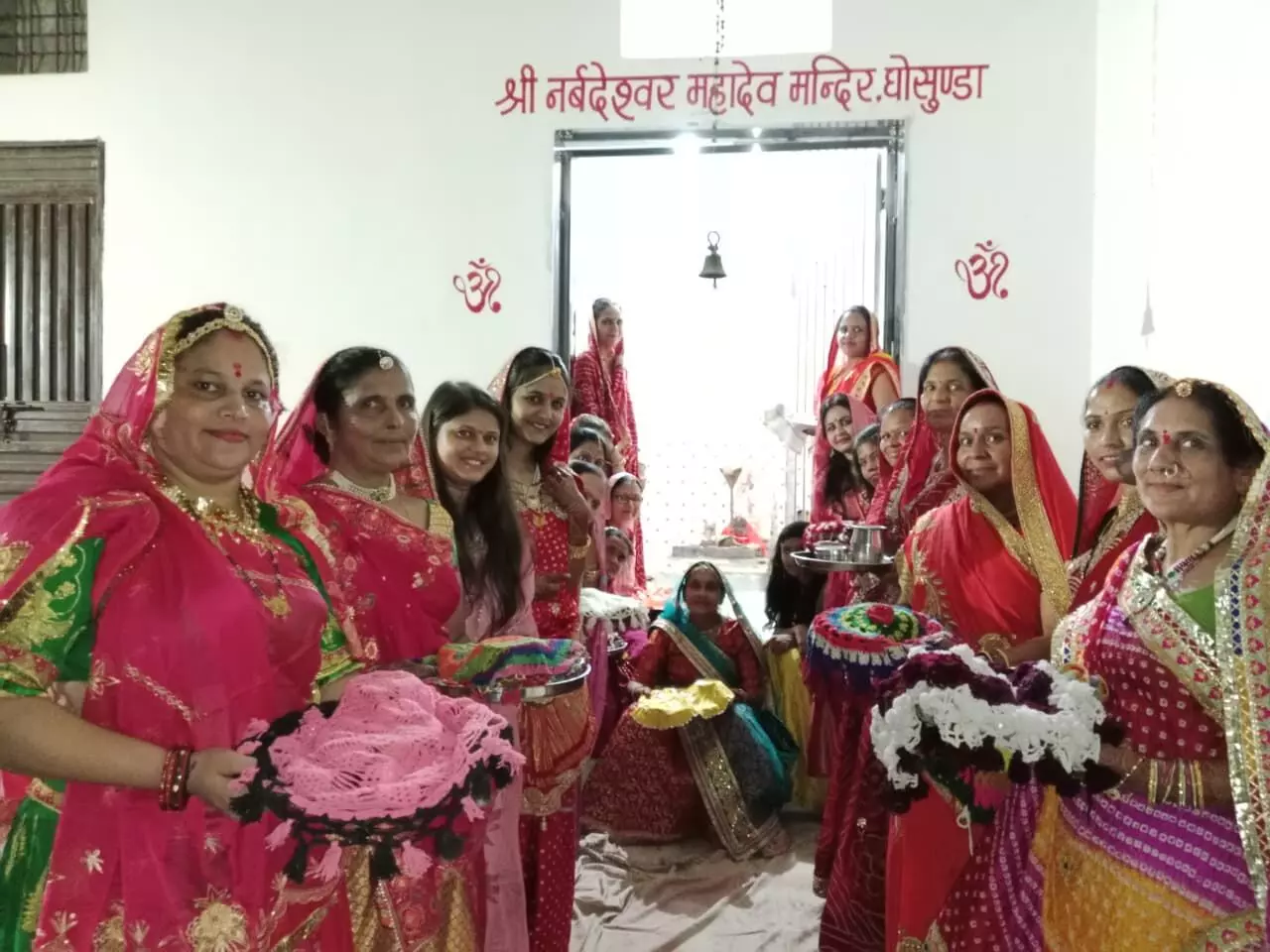 घोसुण्डा गांव में कजरी तीज का आयोजन घोसुण्डा गांव में कजरी तीज का आयोजन