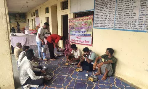 जोगणिया माता शक्तिपीठ प्रबंध एवं विकास संस्थान ने पदयात्र‍ियों के ल‍िए की  आवास  , निःशुल्क भोजन तथा चाय की व्यवस्था