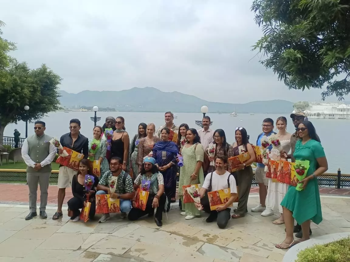 लेटिन अमरीकी देशों के कंटेंट क्रिएटर्स का दल पहुंचा उदयपुर लेटिन अमरीकी देशों के कंटेंट क्रिएटर्स का दल पहुंचा उदयपुर