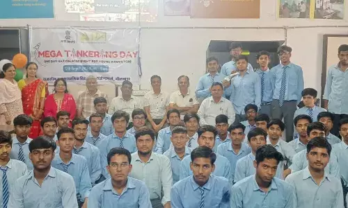 राजेन्द्र मार्ग स्कूल में मेगा टिंकरिंग डे कार्यक्रम का आयोजन