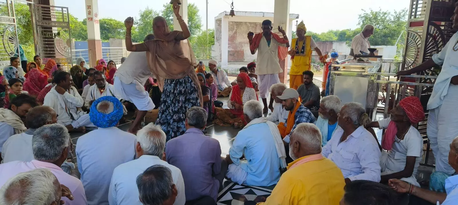 ककरोलिया माफी में हरि बोल प्रभात फेरी व ब्रह्म भोज का आयोजन