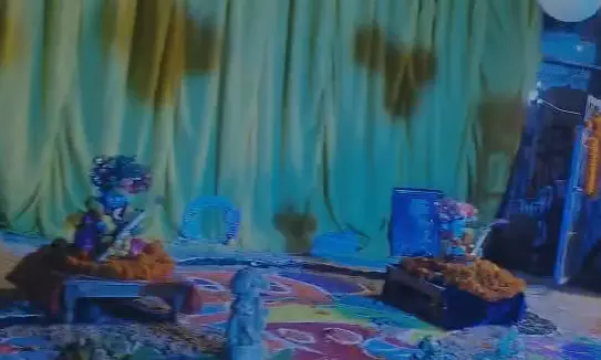 कृष्ण जन्माष्टमी पर्व परम्परागत तरीके से मनाया