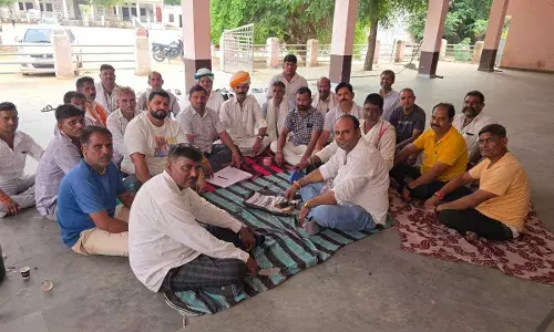 पालना देवनारायण मंदिर में मेले की तैयारियों को लेकर बैठक आयोजित