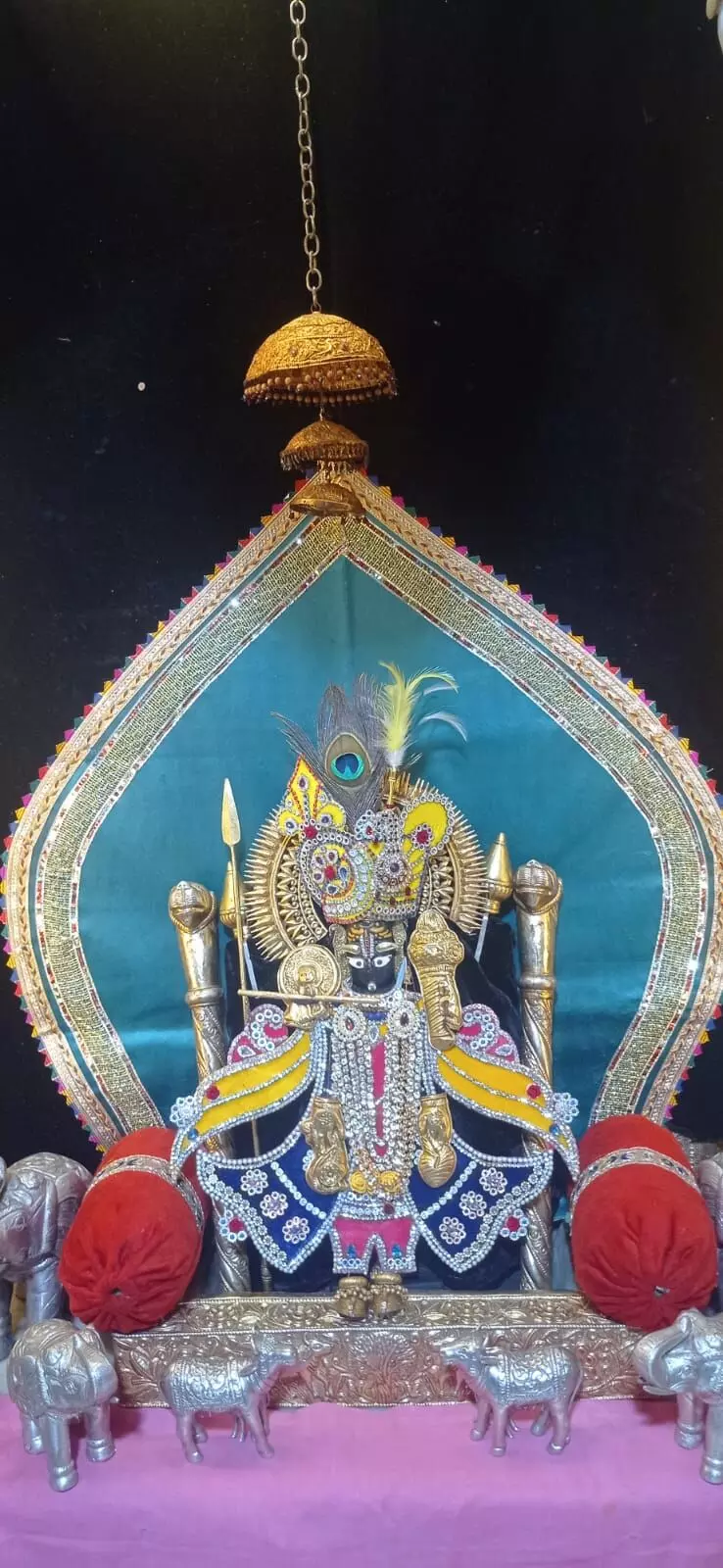 श्री कोटडी श्याम दरबार  आज सोमवार श्रृंगार आरती के दर्शन आज दिनाँक 18/08/2025