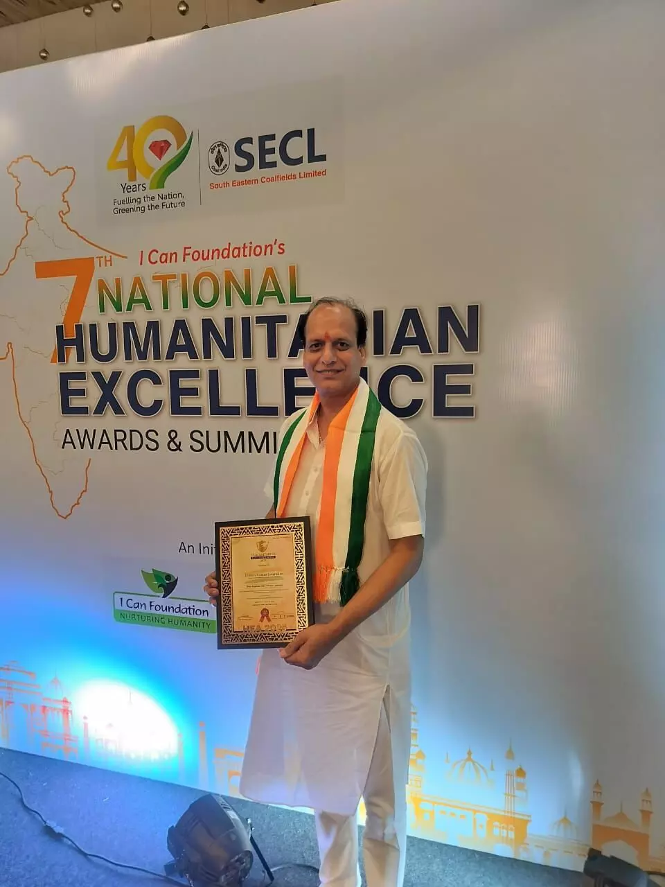 दिनेश सोनी वर्ल्ड ह्यूमैनिटेरियन अवार्ड से सम्मानित