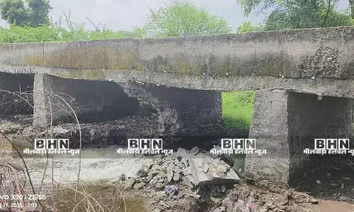 राजसमंद का पुल बना मौत का कुआं, घटिया निर्माण से 8 साल में जर्जर