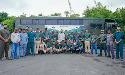 वंतारा और गुजरात वन विभाग की संयुक्त पहल से बारडा अभयारण्य में 33 चीतलों की पुनर्स्थापना वंतारा और गुजरात वन विभाग की संयुक्त पहल से बारडा अभयारण्य में 33 चीतलों की पुनर्स्थापना