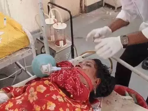 प्राइवेट हॉस्पिटल की दूसरी मंजिल से कूदी महिला, मौत