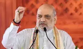 विपक्ष के उम्मीदवार ने की नक्सलवाद की मदद, अमित शाह ने जस्टिस सुदर्शन रेड्डी पर साधा निशाना