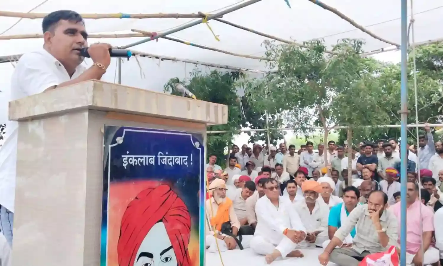 बराना में खाखूल देव जी महाराज के मंदिर विवाद को लेकर महा पंचायत आयोजित