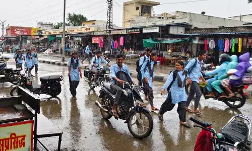 दिन भर चला बारिश का दौर कभी रिमझिम तो कभी तेज