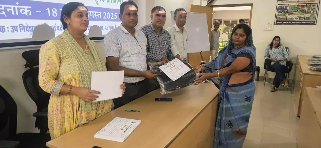 5 दिवसीय महिला कृषक प्रशिक्षण सम्पन्न