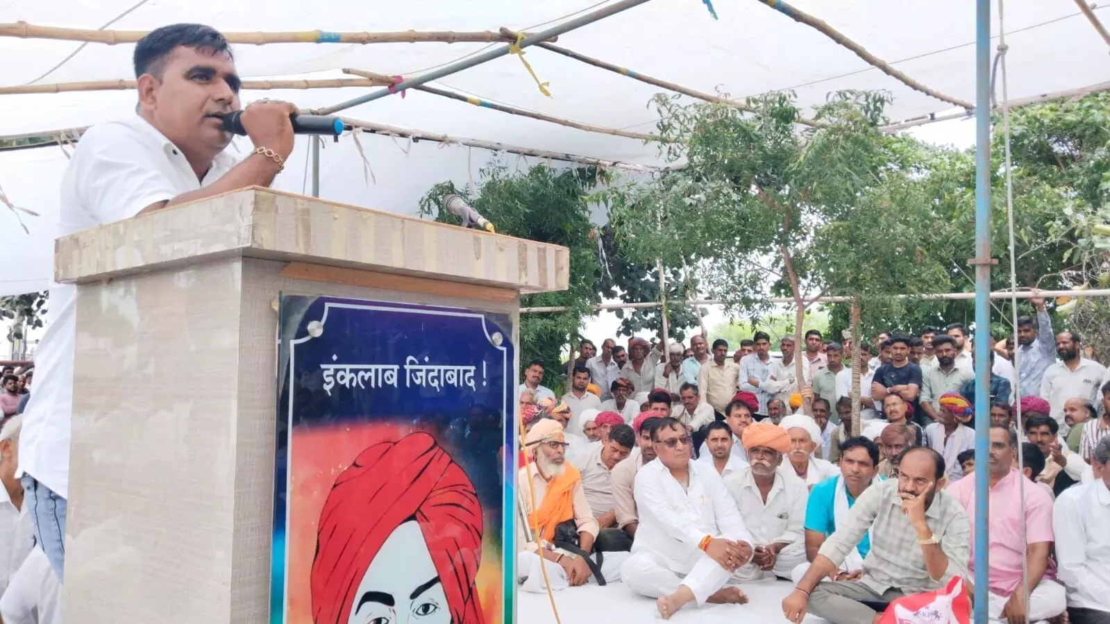 बराना में खाखूल देव जी महाराज के मंदिर विवाद को लेकर महा पंचायत आयोजित