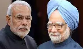 कांग्रेस अध्यक्ष ने मोदी पर साधा निशाना: मनमोहन कम बोलते थे, काम ज्यादा करते थे