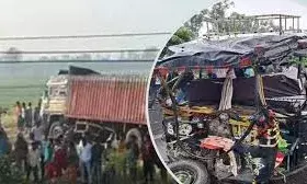 पटना में भीषण सड़क हादसा: ट्रक और ऑटो की टक्कर में 8 की मौत, 4 गंभीर रूप से घायल