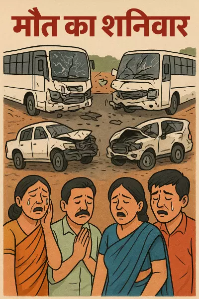 मौत का शनिवार: राजसमंद और डीडवाना में दो बड़े सड़क हादसे, छह की जान गई – नौ घायल मौत का शनिवार: राजसमंद और डीडवाना में दो बड़े सड़क हादसे, छह की जान गई – नौ घायल