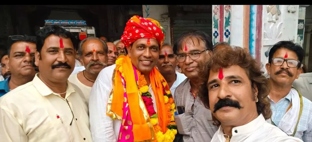 प्रहलाद बने आम मेवाड़ सेन समाज के अध्यक्ष