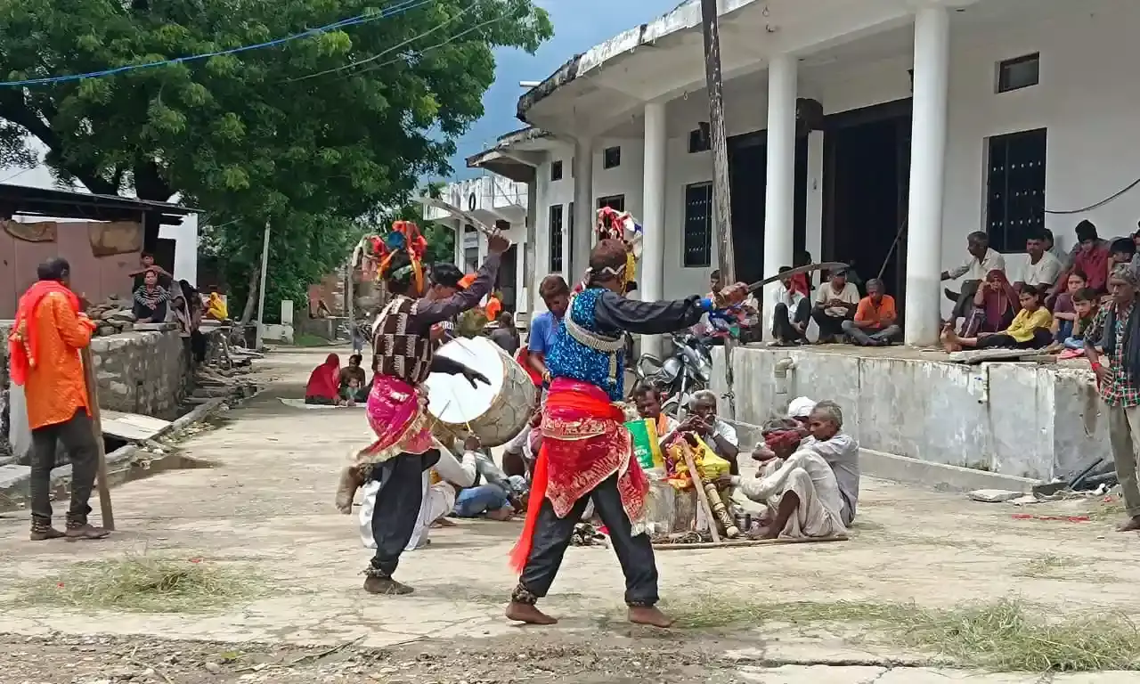 भादसोड़ा खेड़ा में गवरी नृत्य का आयोजन