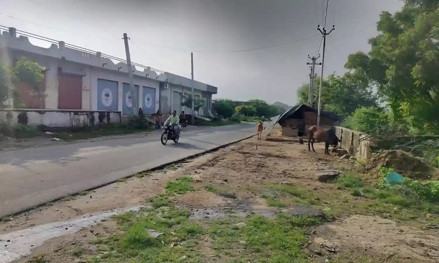 बोराणा रायपुर मेन रोड किनारे सरकारी जमीन पर अतिक्रमण, आए दिन हो रहे हादसे