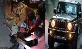 पटना में तेज रफ्तार थार का कहर! 5 को रौंदा; एक ही परिवार के 4 की मौत पटना में तेज रफ्तार थार का कहर! 5 को रौंदा; एक ही परिवार के 4 की मौत