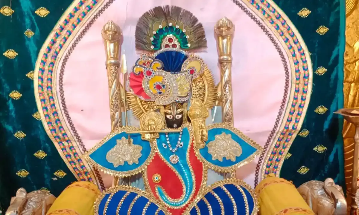 गणपति रूप में श्री कोटडी श्याम दरबार आज श्रृंगार आरती के दर्शन आज दिनाँक 27/08/2025