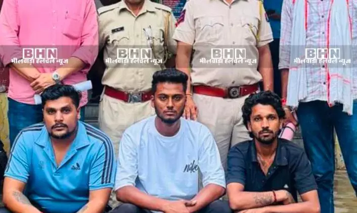 हत्या के मामले में वांछित 5-5 हजार रुपये के ईनामी तीन स्थाई वारंटी गिरफ्तार