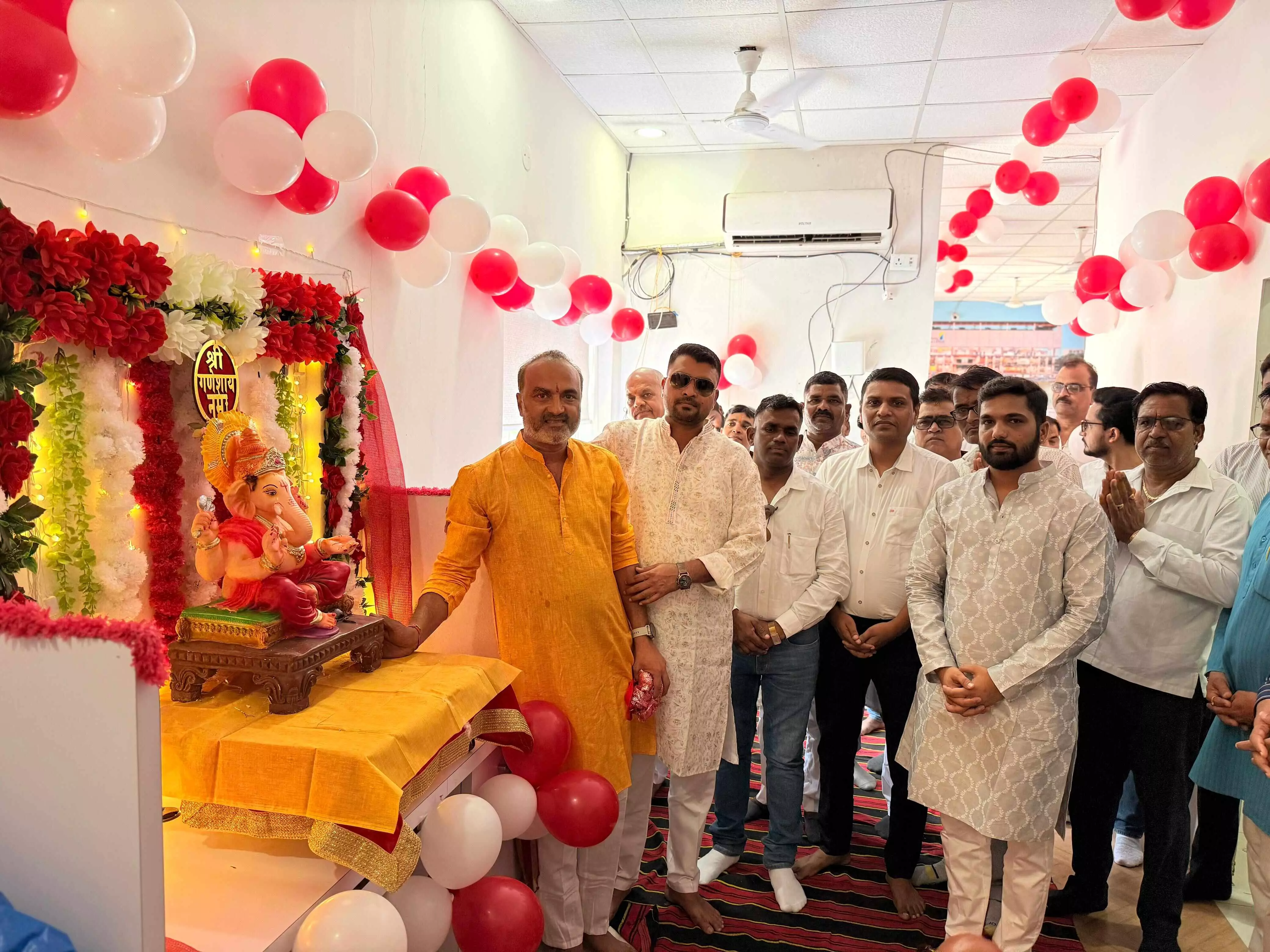 भीलवाड़ा में गणेशोत्सव की धूम, आर टेक ग्रुप व श्रीजी ग्रीन विला में छाया भक्तिमय माहौल