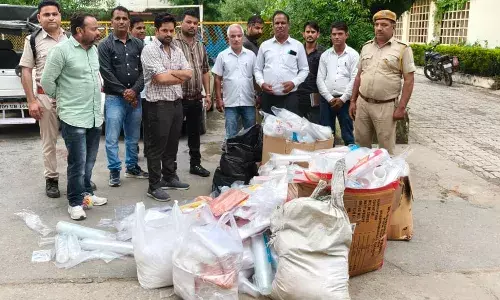 200 किलो पॉलिथीन जब्त, ₹12,800 का जुर्माना वसूला