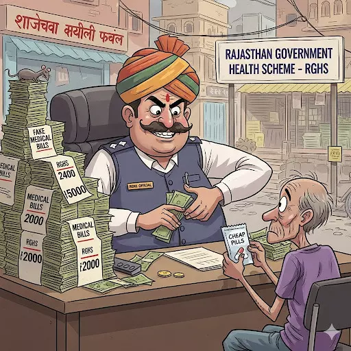 सफेदपोशों का काला खेल: RGHS की सेहत पर डाका, दवा का मास्टरमाइंड सलाखों के पीछे!