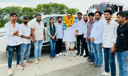 पूर्व प्रधान व पीसीसी सदस्य गुर्जर का किया स्वागत