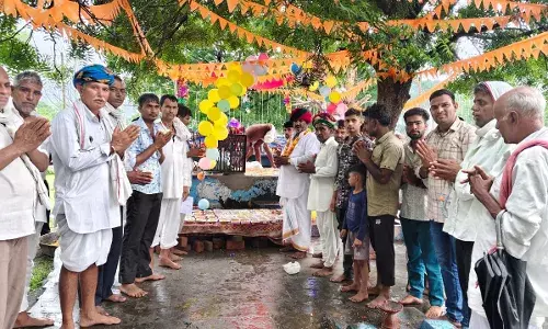 ढ़ेलाणा में हरी बोल प्रभात फेरी व छप्पन भोग का आयोजन, गांव का वातावरण भक्तिमय हुआ