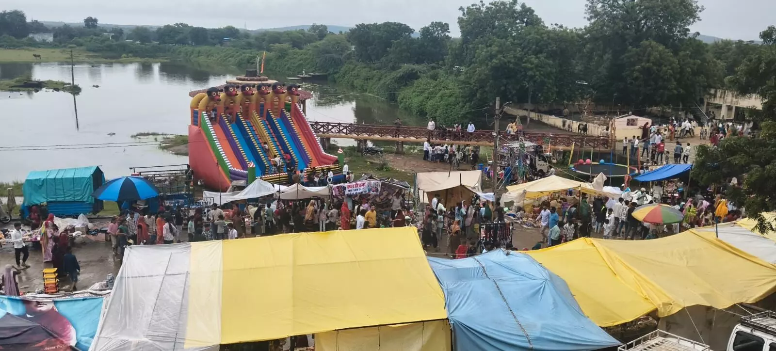 बासड़ा में भरा भगवान देवनारायण का भादवी छठ मेला, राबड़ी का प्रसाद वितरित