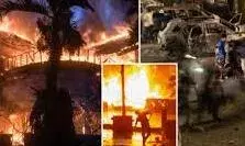 इंडोनेशिया में हिंसक प्रदर्शन: मकास्सर में संसद भवन में आग, तीन की मौत, कई घायल