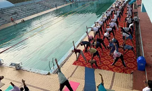राष्ट्रीय खेल दिवस :योग एवं खेल स्पर्धाएं आयोजित