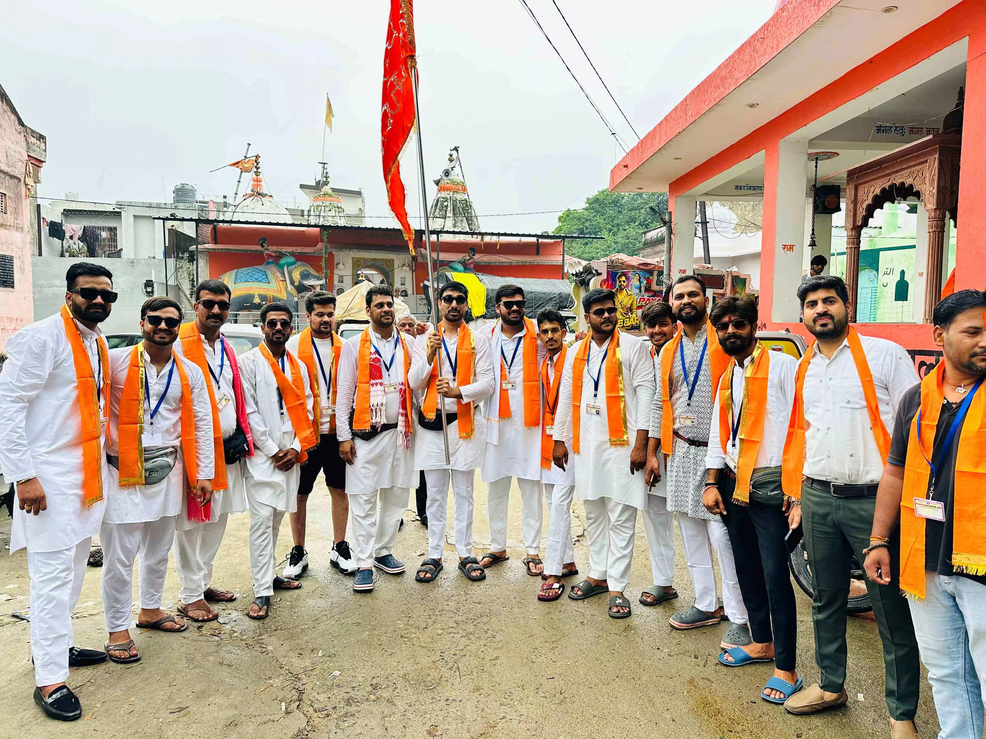 बागोर से गढ़बोर चारभुजा के लिए पदयात्रा रवाना