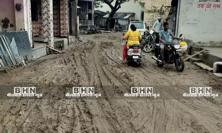 रायपुर में डीएमएफटी फंड से बनी सड़क पर पीडब्ल्यूडी की लापरवाही उजागर, पीली मिट्टी डालकर काम अधूरा छोड़ा