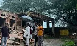 जोधपुर में भरभराकर गिर पड़ी सरकारी स्कूल की बिल्डिंग