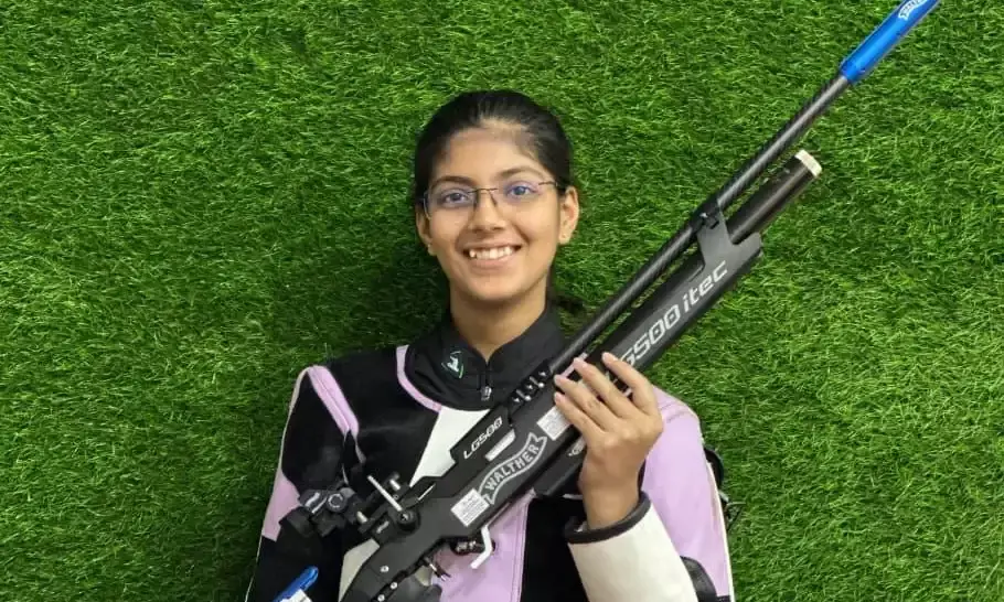 10 मीटर एयर राइफल शूटिंग में साक्षी राजस्थान का प्रतिनिधित्व करेंगी सीबीएसई स्कूल नेशनल गेम्स में
