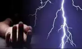 भीलवाड़ा में बरसे बदरा , लाडपुरा में बिजली गिरी ,एक ही परिवार के 9 लोग झुलसे,बच्ची की मौत