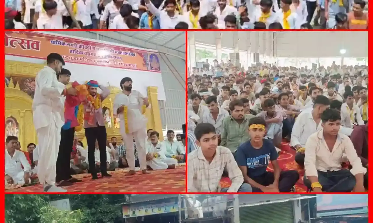 कोटड़ी में जाट समाज की तेजाजी महाराज की वाहन रैली व शोभायात्रा, प्रतिभाओं को सम्मानित किया