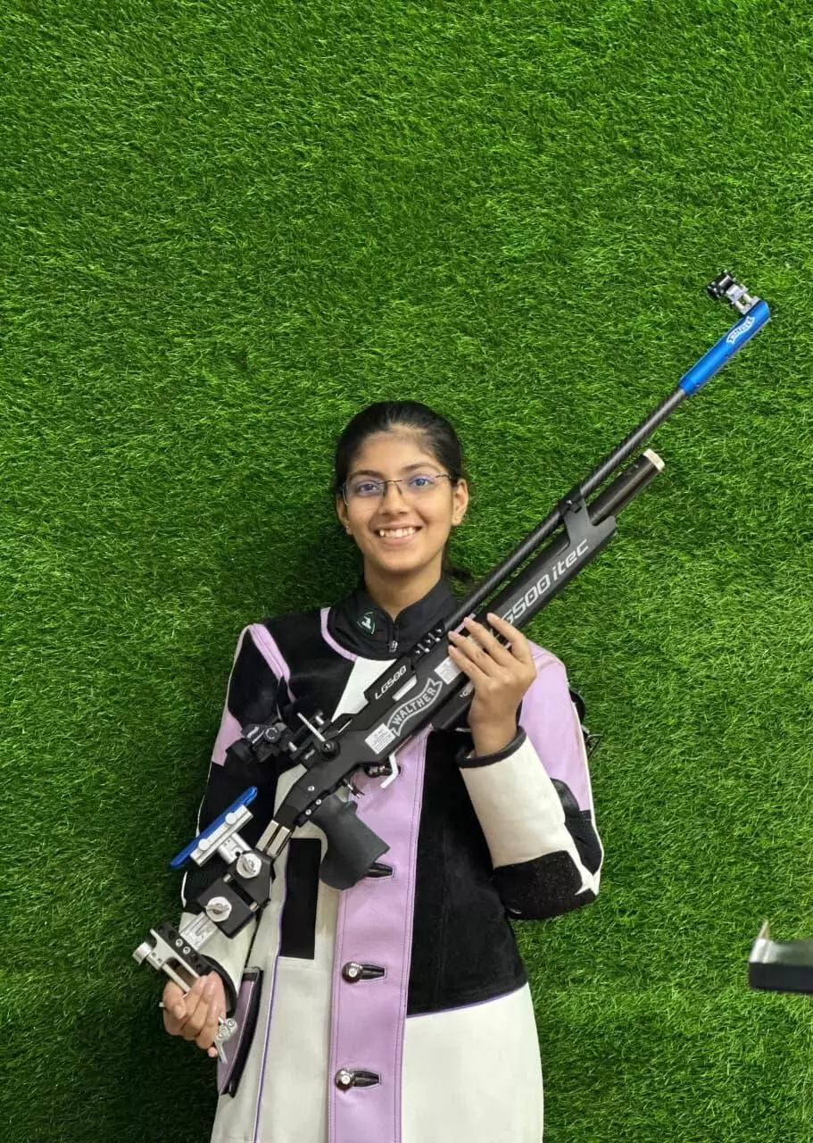 10 मीटर एयर राइफल शूटिंग में साक्षी राजस्थान का प्रतिनिधित्व करेंगी सीबीएसई स्कूल नेशनल गेम्स में 10 मीटर एयर राइफल शूटिंग में साक्षी राजस्थान का प्रतिनिधित्व करेंगी सीबीएसई स्कूल नेशनल गेम्स में