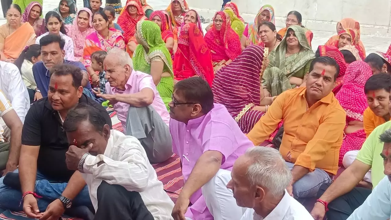 गंगापुर में धूमधाम से मनाया गया महर्षि दधीचि जन्मोत्सव