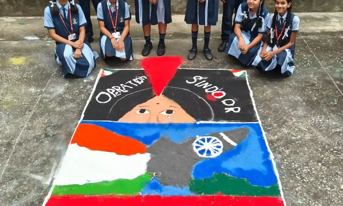 सेंट पॉल्स के विद्यार्थियों ने दिखाई ऑपरेशन सिंदूर की झलकियां