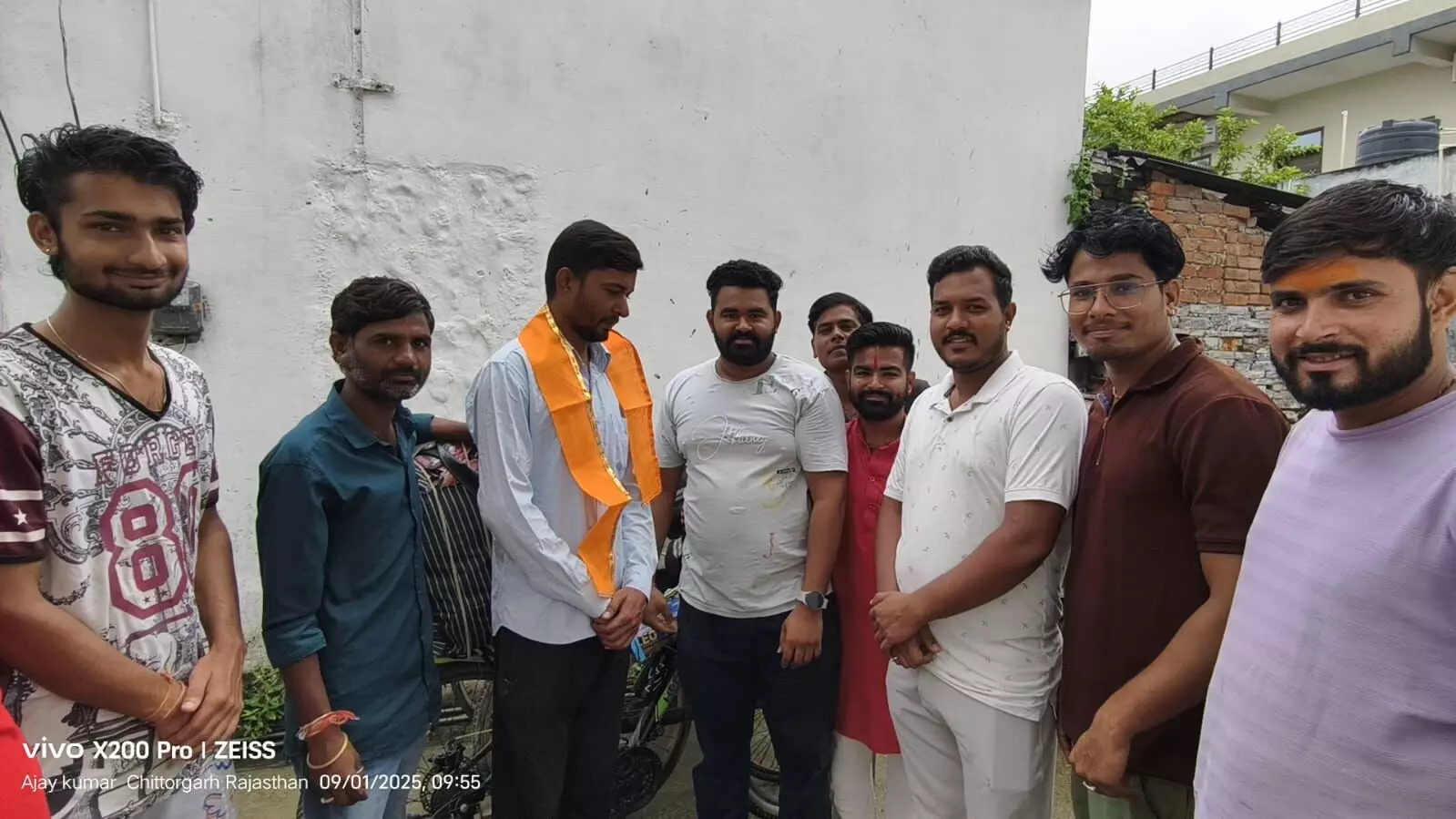 कश्मीर से कन्याकुमारी की लगभग 3500 किलोमीटर की साइकिल यात्रा पर निकले यात्री