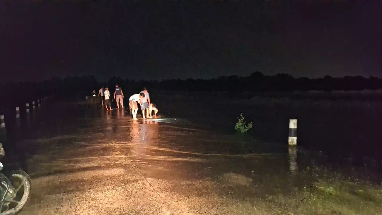 कोठारी नदी का रुद्र, ककरोलिया माफी, सालरिया व सवाईपुर-कोटड़ी पुलिया पर आया पानी कोठारी नदी का रुद्र, ककरोलिया माफी, सालरिया व सवाईपुर-कोटड़ी पुलिया पर आया पानी