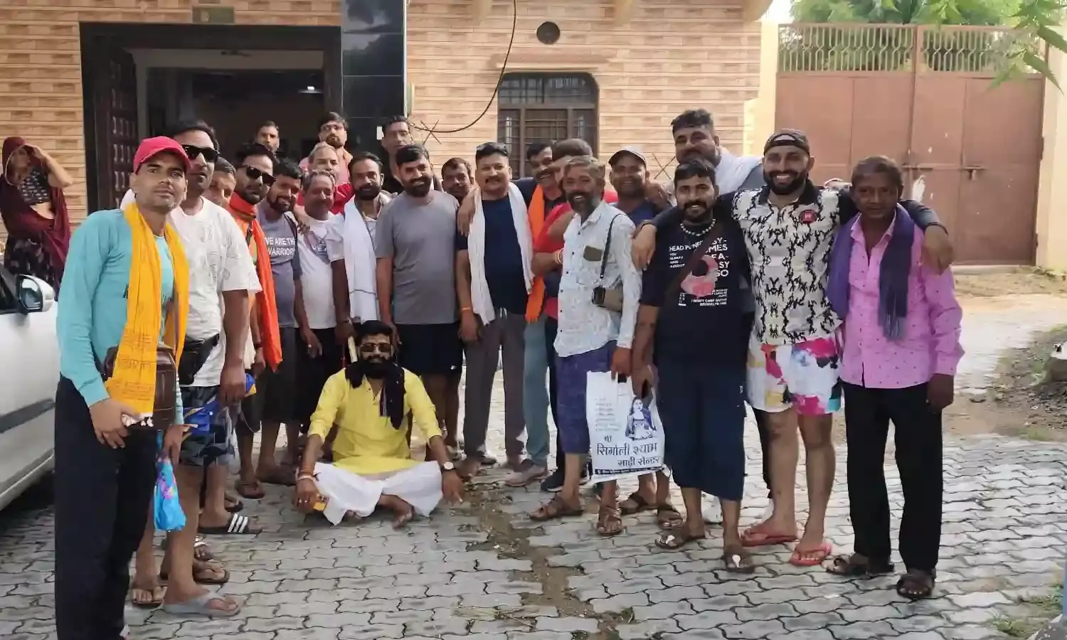 रायला में 21वीं चारभुजा पदयात्रा का आयोजन