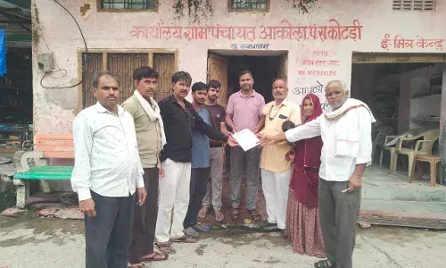 आकोला में भारतीय किसान संघ का कृषि समस्याओं को लेकर ज्ञापन