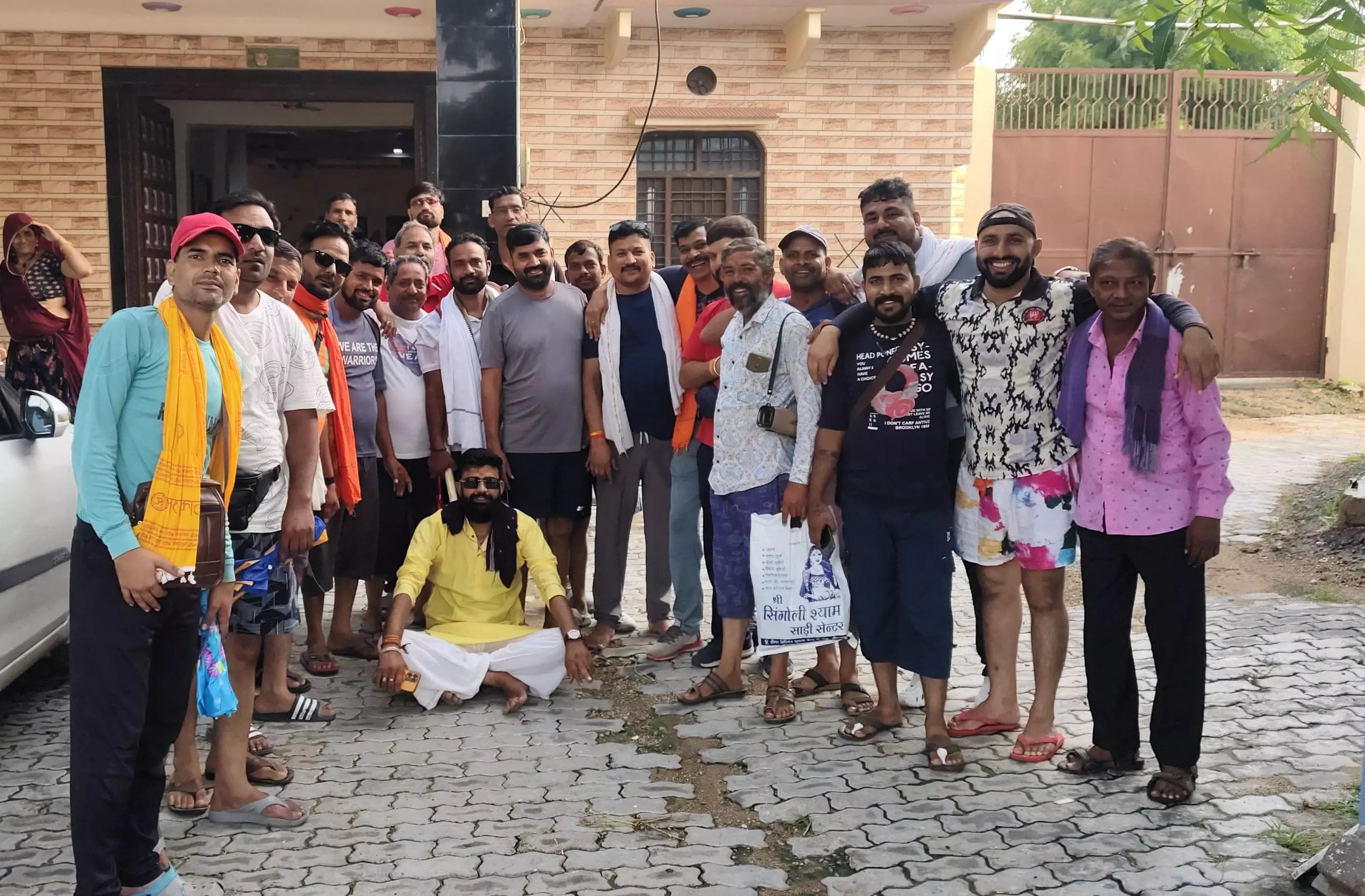 रायला में 21वीं चारभुजा पदयात्रा का आयोजन